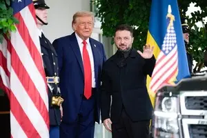 В Овальном кабинете перед переговорами Трампа и Зеленского выставили карту Украины — BBC