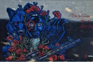 В Конотопе появились новые муралы в рамках инициативы «Стенописи сопротивления»