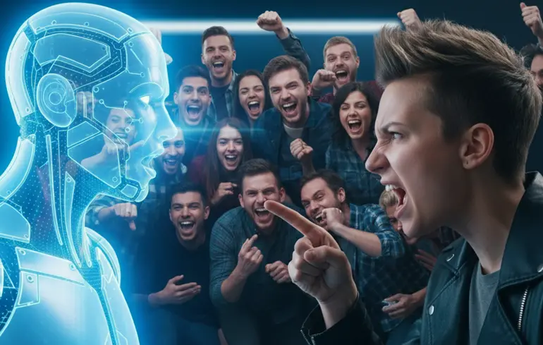 Чи може ШІ образитися на “Clanker”? Користувачі в соцмережах вигадують нові меми 