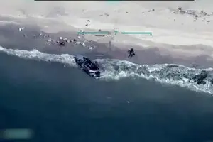 Украинские военные уничтожили скоростной катер и семерых оккупантов