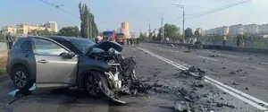Мужчина на Audi вылетел на встречную полосу в Киеве: есть погибшие и раненые