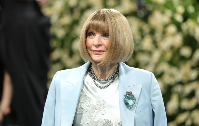Бывший главный редактор журнала Vogue Анна Винтур.