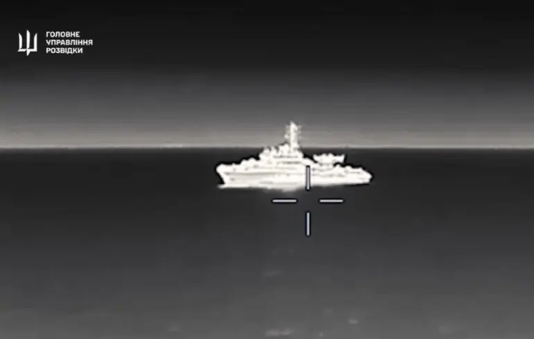 ГУР ударили по кораблю РФ в Новороссийске, который стоит около 60 млн долларов