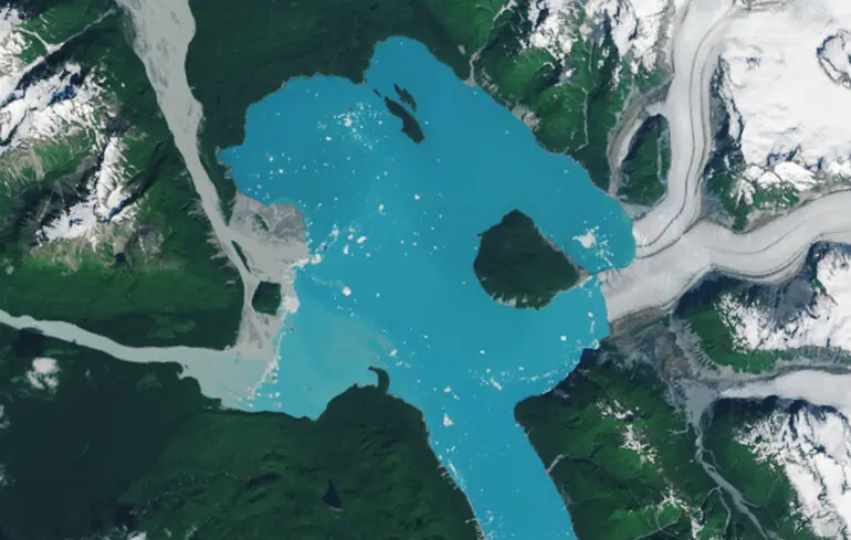 На Алясці з’явився “новий” острів через відступ льодовика