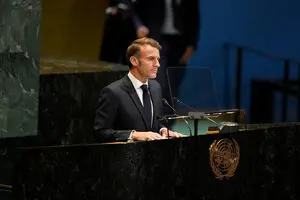 Все европейцы сталкиваются с угрозами дестабилизации со стороны РФ - Макрон на Генассамблее ООН