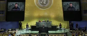 Зеленський в ООН: Не мовчіть, поки Росія затягує війну, мир залежить від нас усіх