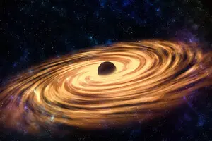 Астрономы обнаружили черную дыру, которая растет с рекордной скоростью