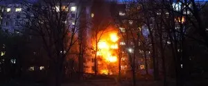 В Запорожье пылала многоэтажка: в городе почти три десятка раненых