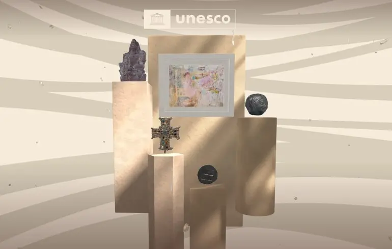 Скриншот з віртуального музею артефактів ЮНЕСКО.
