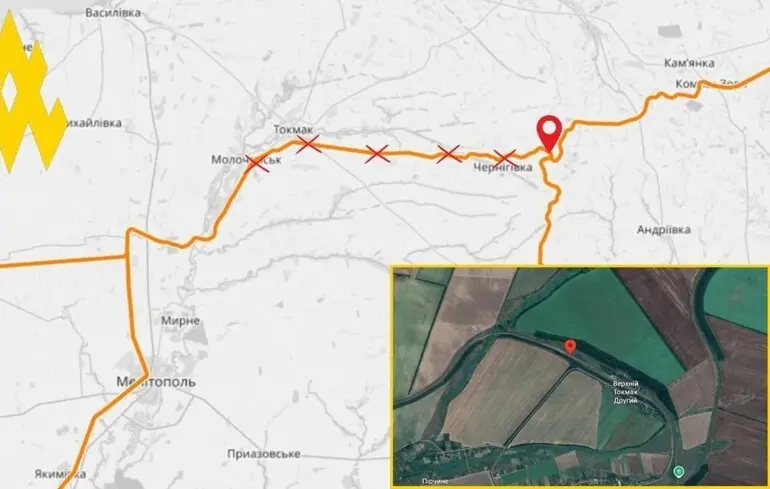 Партизани заблокували рух військових вантажів РФ у напрямку Запорізької та Херсонської областей: відео