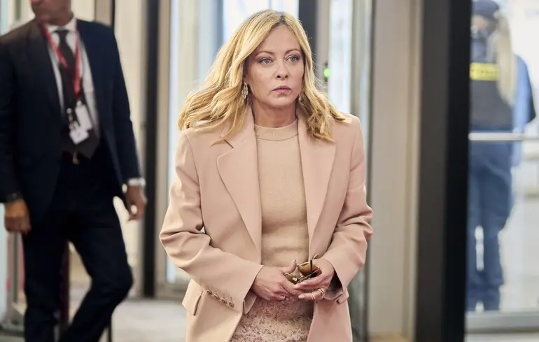 Джорджия Мелони прибывает на 7-й саммит Европейского политического сообщества в Копенгагене, Дания / 2 октября 2025 года