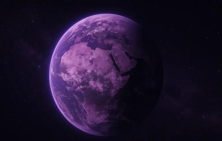 Земля раньше могла быть фиолетовой планетой — астробиологи