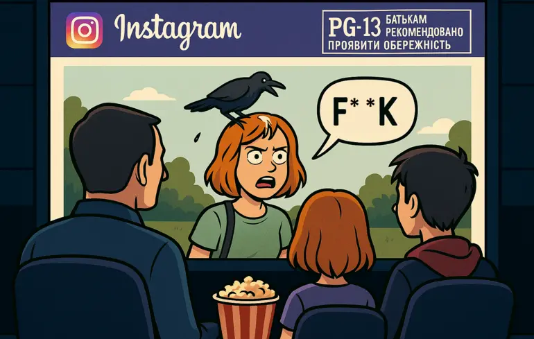 Instagram запозичив рейтинги Асоціації кіномистецтва для обмеження контенту за віком