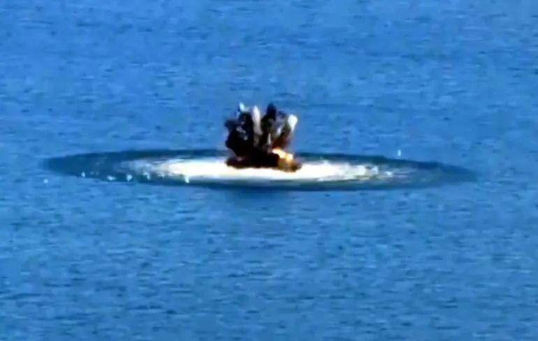 ВСУ впервые уничтожили морской дрон россиян