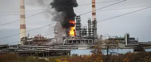 Reuters: Российский Новокуйбышевский НПЗ остановил переработку нефти после украинской атаки
