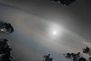 Зірка, яка померла три мільярди років тому, поглинає планетну систему