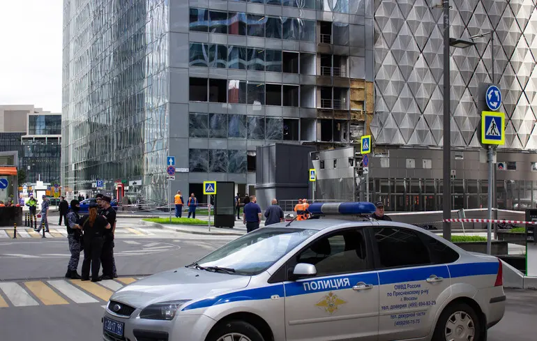 Два дрона ударили по деловому центру "Москва-Сити", откуда россияне управляют дронами для атак по Украине / 30 июля 2023 года