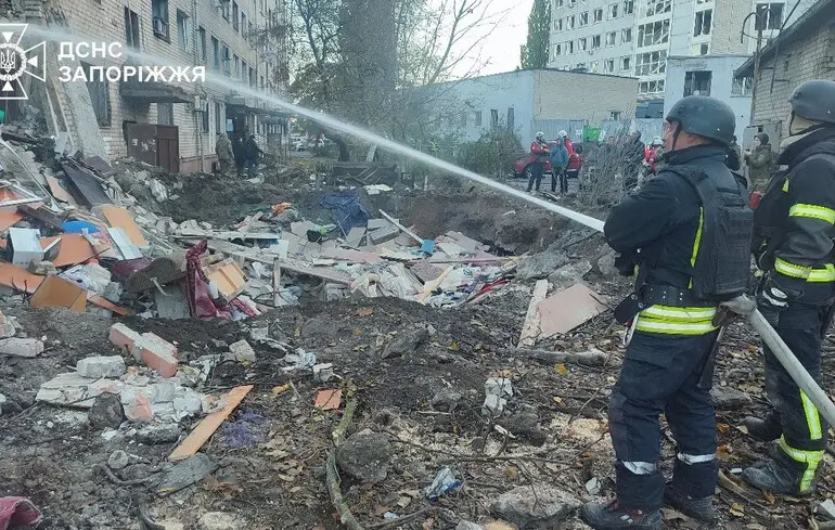 У Запоріжжі вже відомо про двох загиблих людей. Є відео з місця ударів