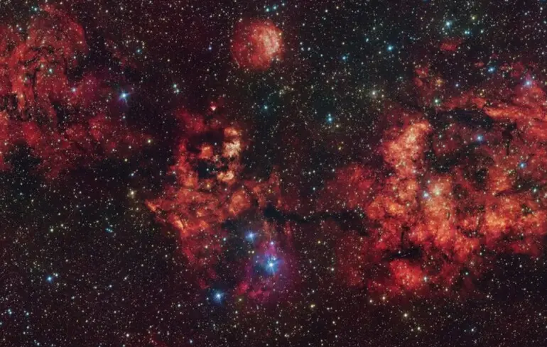 Астрономы сделали снимок космической летучей мыши