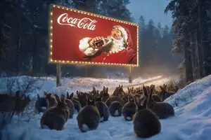 Coca-Cola представила нову різдвяну рекламу: відео знову згенероване ШІ