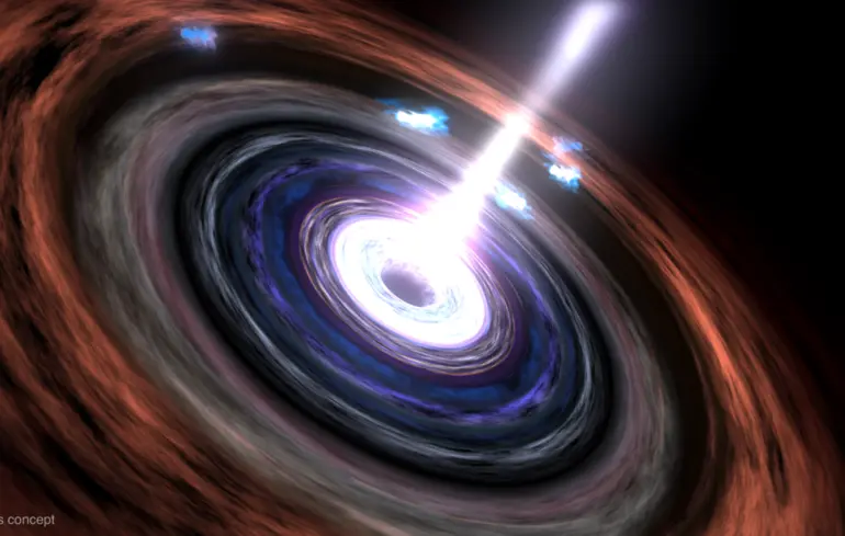 Черная дыра выпустила самую мощную энергетическую вспышку в истории наблюдений