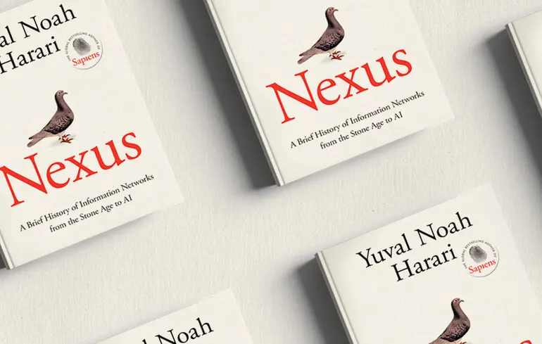 Книга Ювала Ной Харарі "Nexus. Коротка історія інформаційних мереж від кам’яного віку до ШІ".