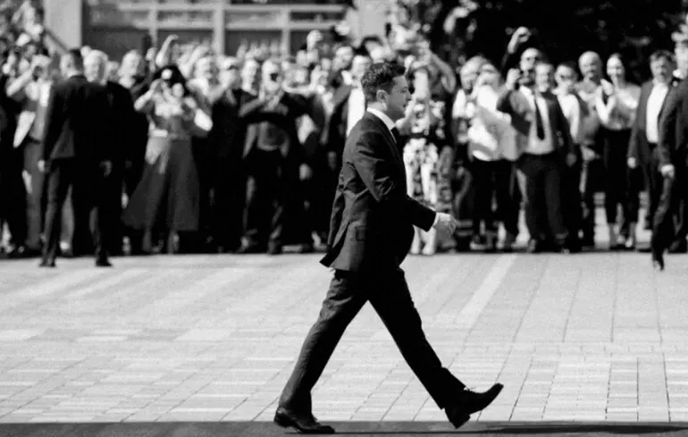 Volodymyr Zelenskyy on his inauguration day, May 20, 2019.