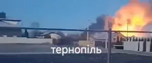 Дев'ять ракет поспіль: з'явилося відео смертоносного удару по Тернополю 