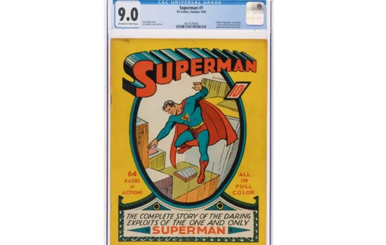 Перший примірник коміксу про Супермена 1939 року.