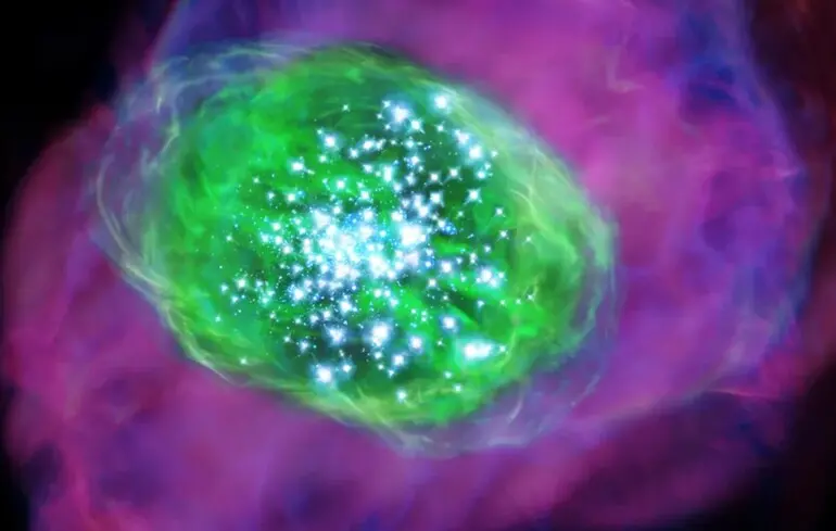 Устроила «истерику» во Вселенной: «Джеймс Уэбб» нашел галактику-младенца