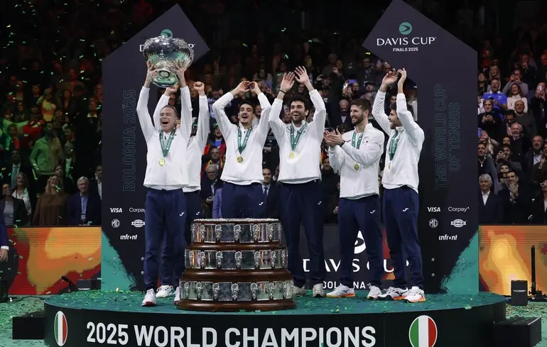 Збірна Італії втретє поспіль виграла Кубок Девіса