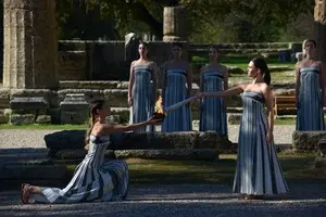 В Греции зажгли огонь зимней Олимпиады-2026