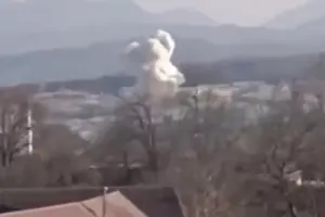 Дроны атаковали воинскую часть Росгвардии в Грозном: видео