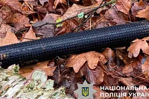 В киевском лесу нашли обломки дрона со взрывчаткой: территория оцеплена