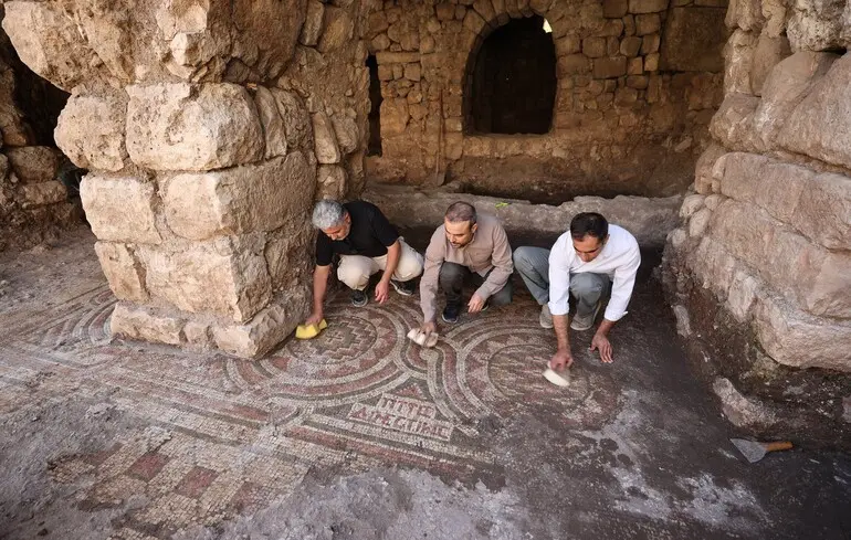 У Туреччині під час прибирання старого млина виявили 1500-річну візантійську мозаїку