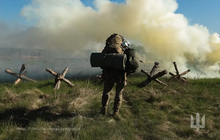 Контрольно-тактические занятия для молодых воинов в 72 ОМБр им. Черных Запорожцев / 28 ноября 2025 года