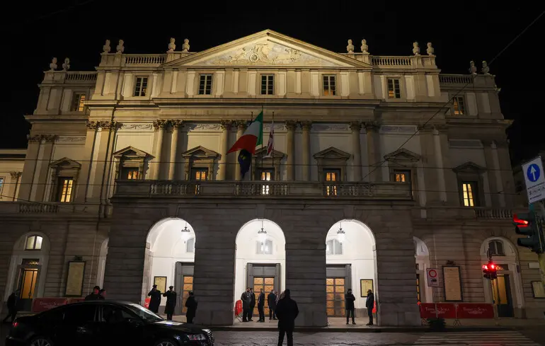 Оперний театр Ла Скала (Teatro alla Scala) в Мілані.