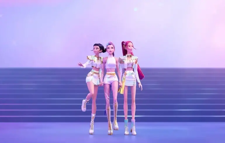 Фрагмент пісні Golden з мультфільму "Кейпоп-мисливиці на демонів".