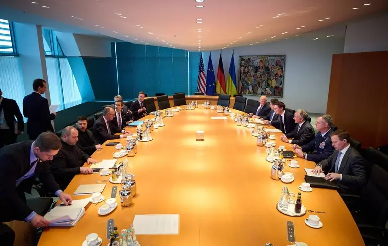 В Берлине началась встреча Зеленского с американскими переговорщиками