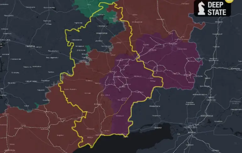 У DeepState розповіли, скільки Донеччини росіяни захопили за час повномасштабки
