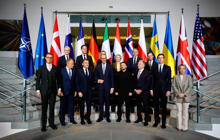 Переговоры между США и Украиной по предложенному мирному плану и более широкий многосторонний саммит с участием европейских лидеров в Берлине, Германия / 15 декабря 2025 года