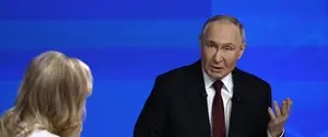 Вибори, переговори та війна: що Путін наговорив про Україну за 4,5 години 