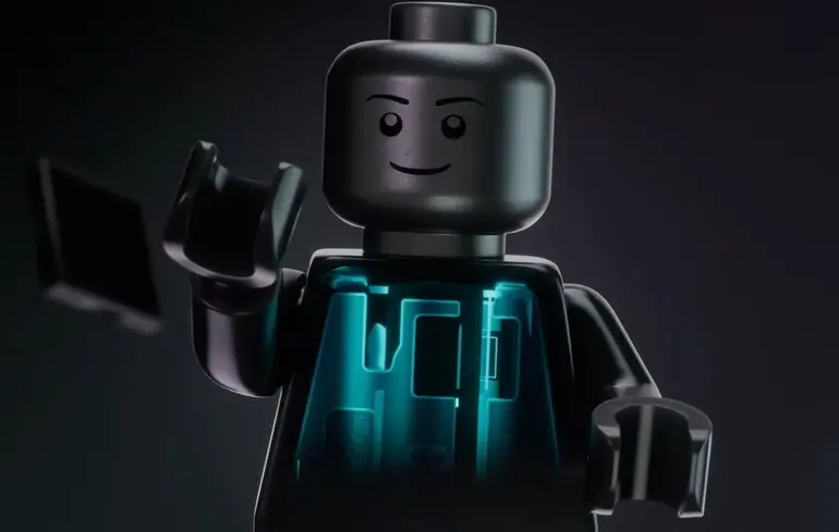 Кадр из видео-презентации нового умного конструктора от Lego.