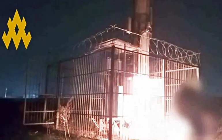 Партизаны уничтожили вышку связи в Курске: коммуникации ФСБ и военных парализованы