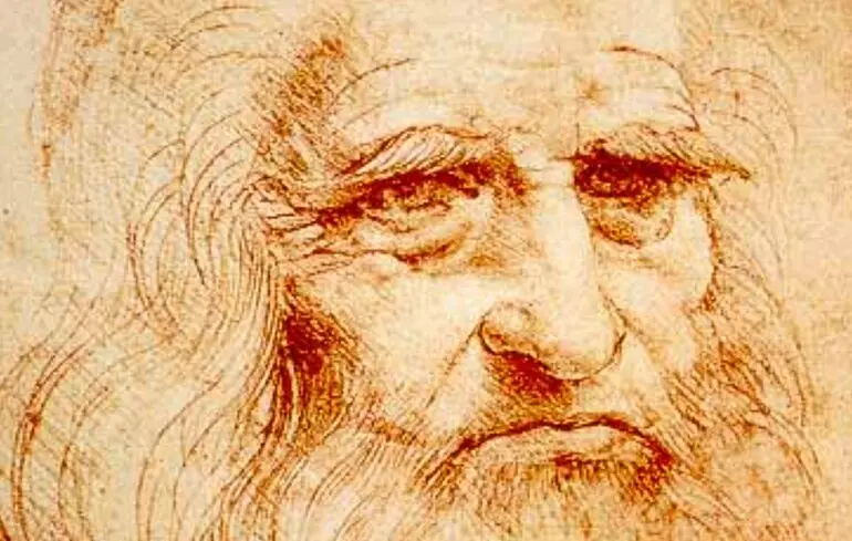 Автопортрет Леонардо да Винчи после 1512 года.