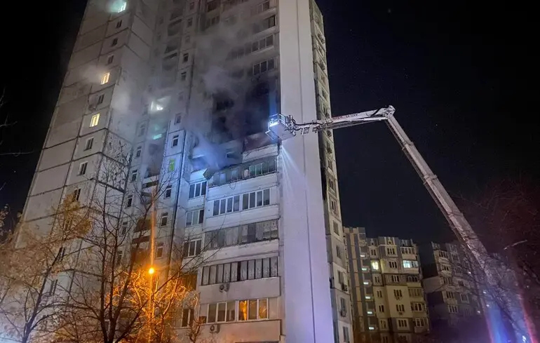 В Киеве вспыхнули пожары: Кличко рассказал о последствиях атаки дронов на столицу