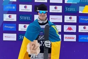 Первый подиум в карьере: украинец Гаврюк стал призером Кубка мира по лыжной акробатике