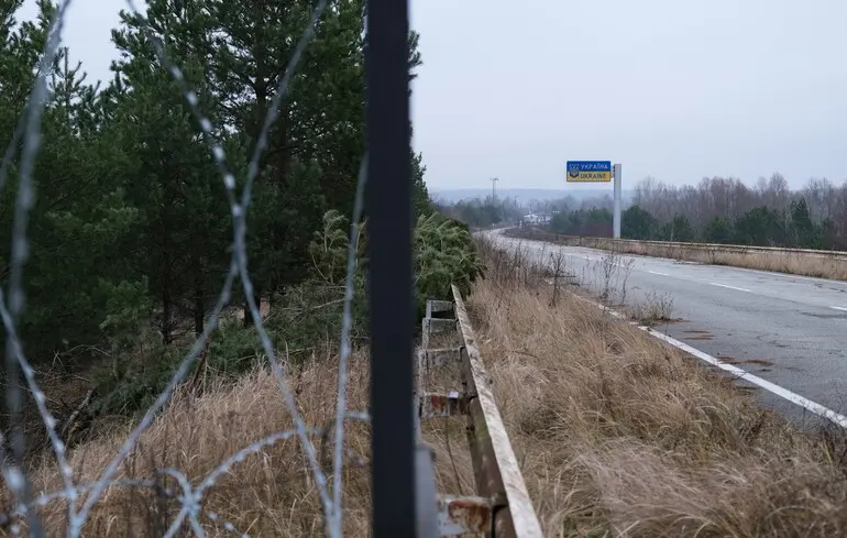 Пункт пропуска на границе с Беларусью в Черниговской области/18 декабря 2025 года