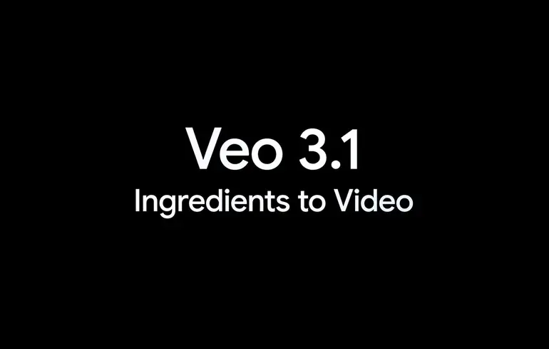 Кадр з презентації Google Veo 3.1.