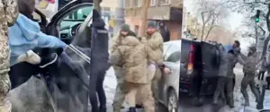 Силой вытащили из машины и избили на глазах у полиции: в ТЦК ответили на видео жесткого задержания в Одессе
